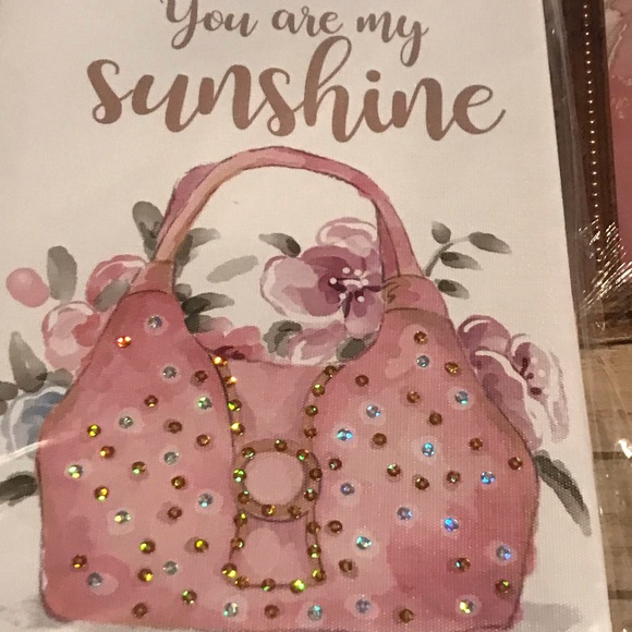 New “Dreams DON’T WORK UNLESS YOU DO” 5 Pcs Wall Art: Purse, Heel, Sweet, Beauty - Picture 7 of 16